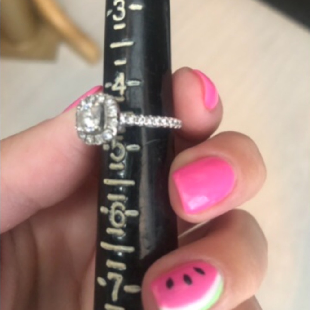 Neil Lane Diamond Engagement Ring & Wedding Band - Picture 6 of 6